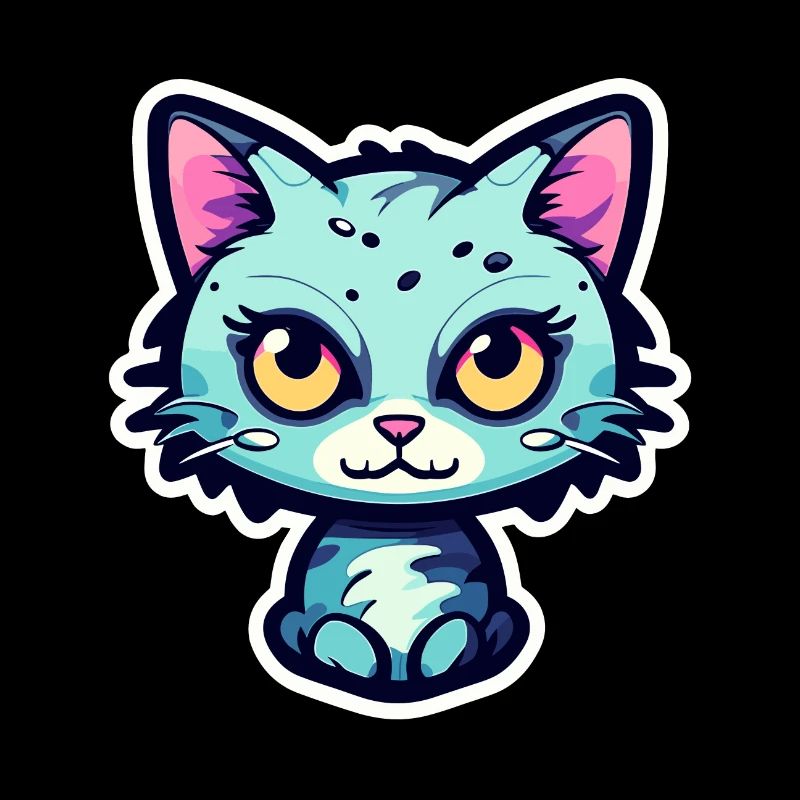 Illustration de chat mignon
