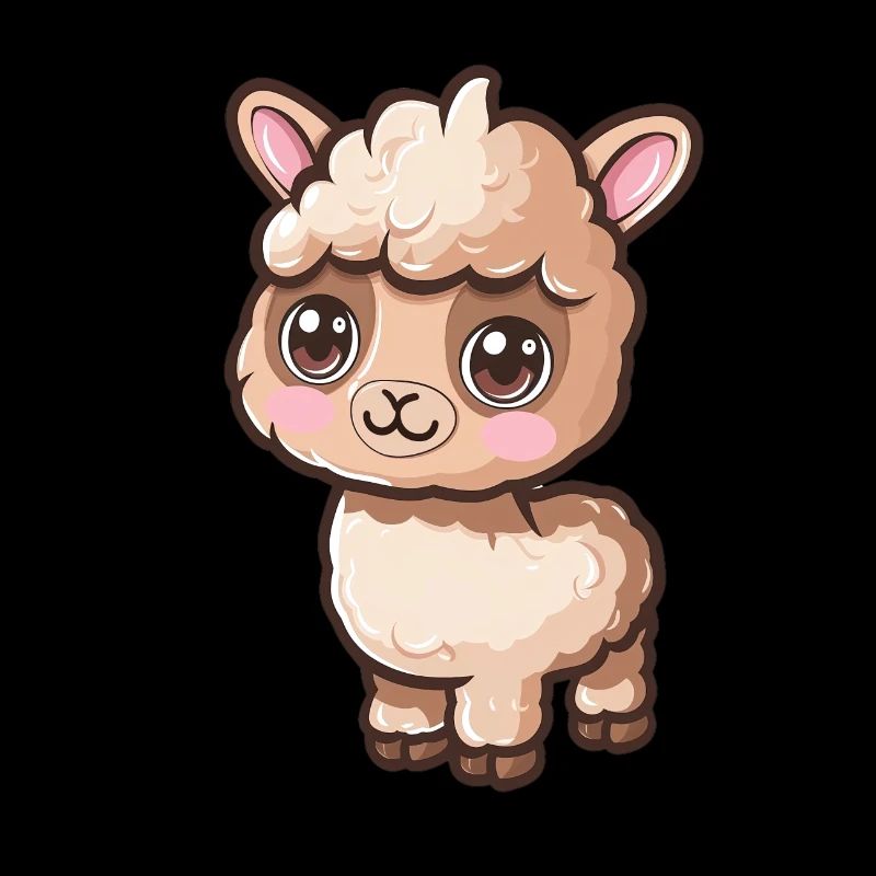 Motif d’alpaga mignon pour vous