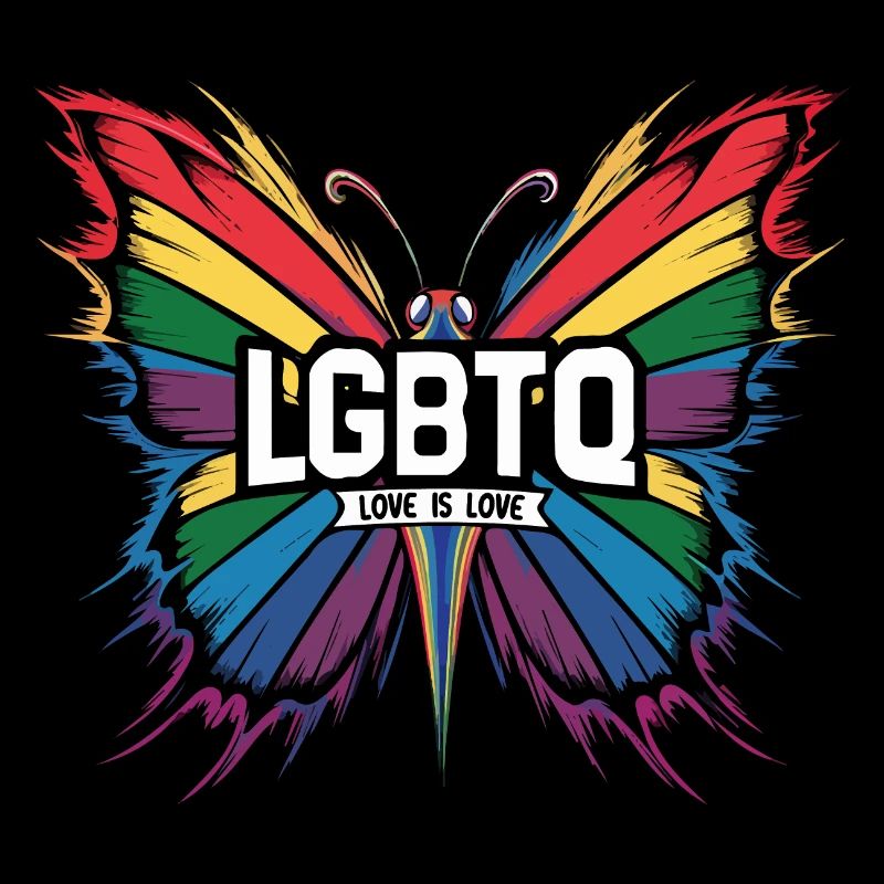 L’amour LGBTQ est l’amour papillon