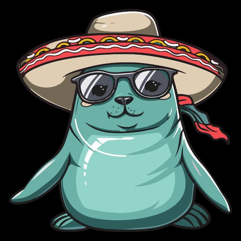 Robbe Tier Lustig Sombrero