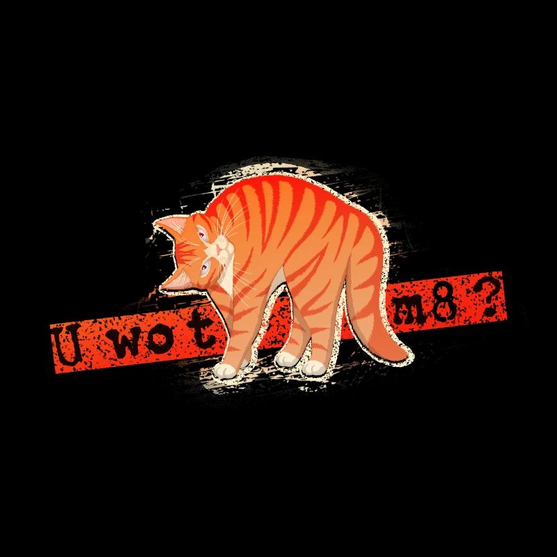 U wot m8 - Chat Orange