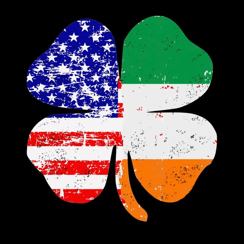 American Irish Clover Leaf Gift