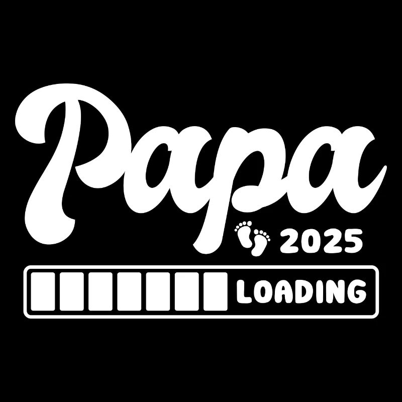 Papa 2025 loading - Schwangerschaft - Geschenk