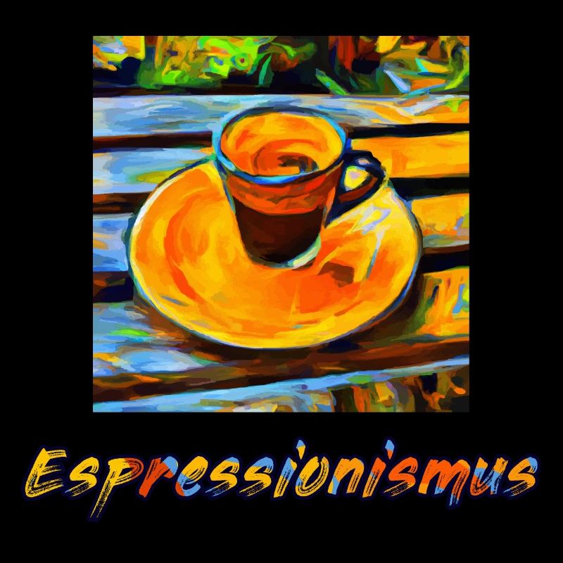 Expressionismus Espresso ergibt Espressionismus