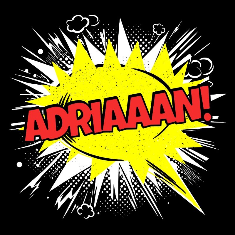 Adrian Name Funny Speech Bubble Adriaaan!