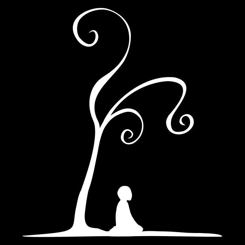 meditation under tree