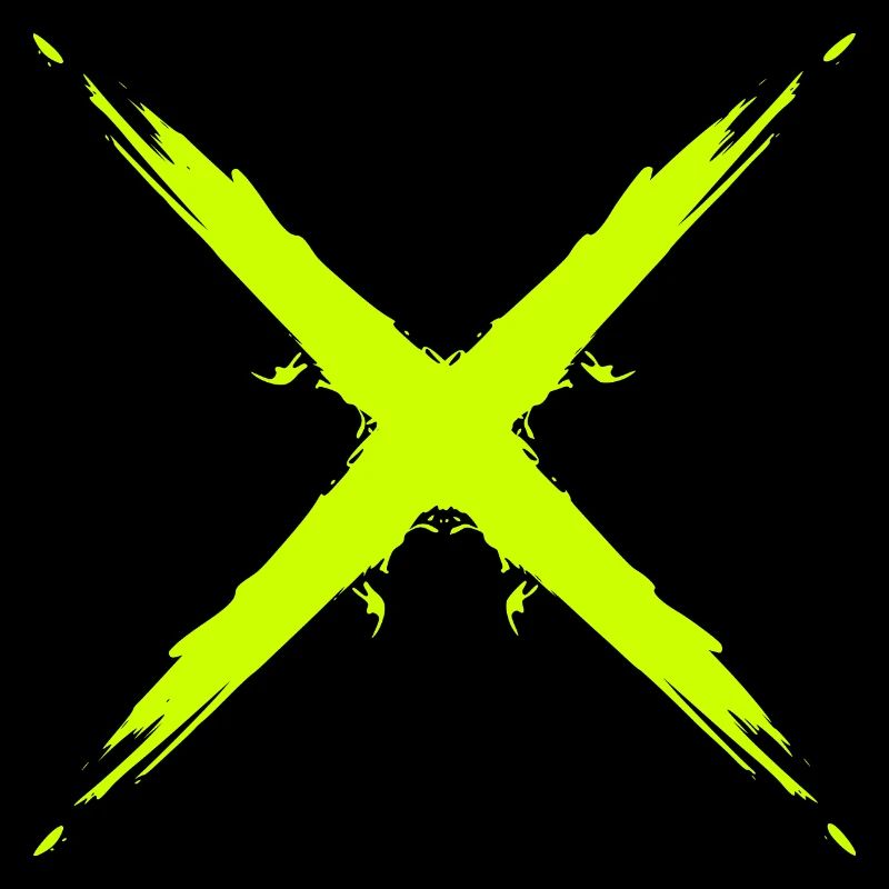 Croix design vectoriel jaune
