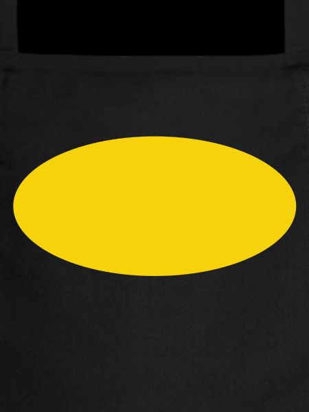 Background oval yellow