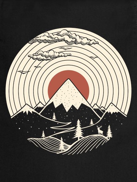 Vinyle Mountain Nature