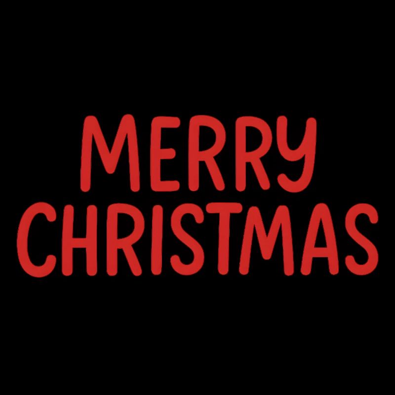 Joyeux Noël Lettres rouges