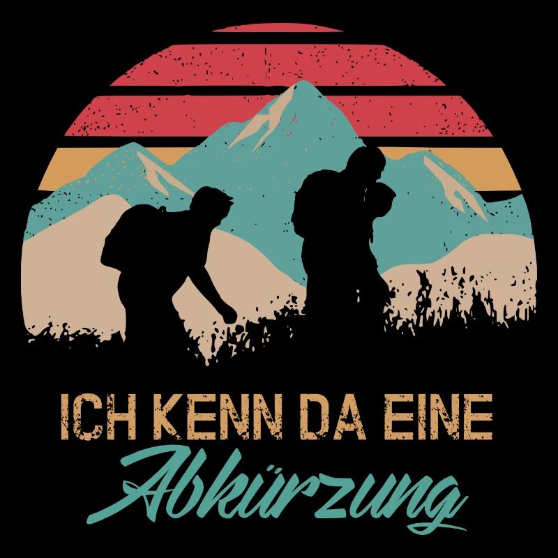ICH KENN DA EINE .... Wandern - Retrocolor