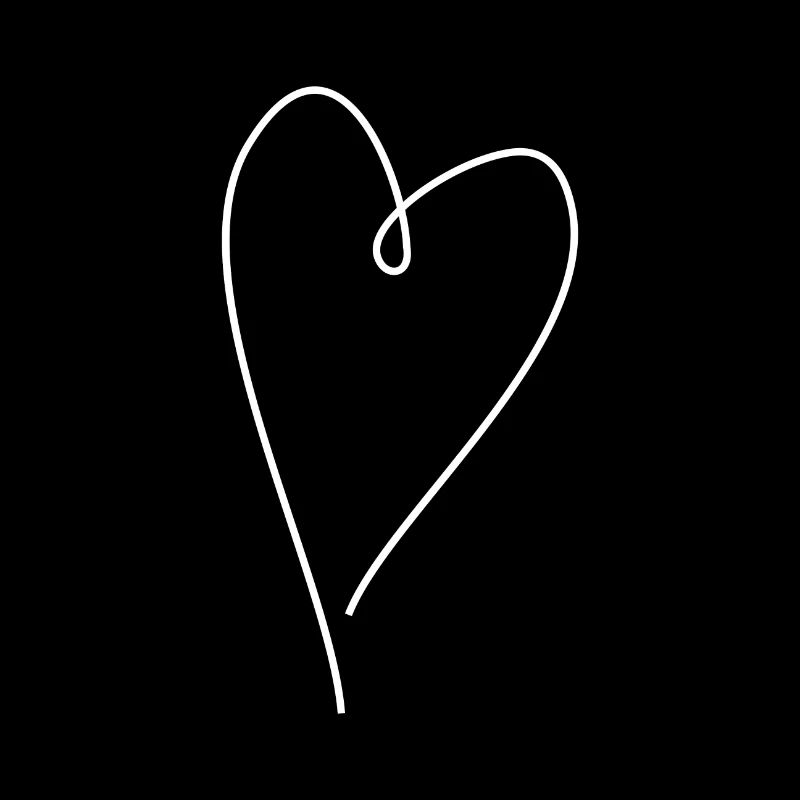 Coeur design blanc