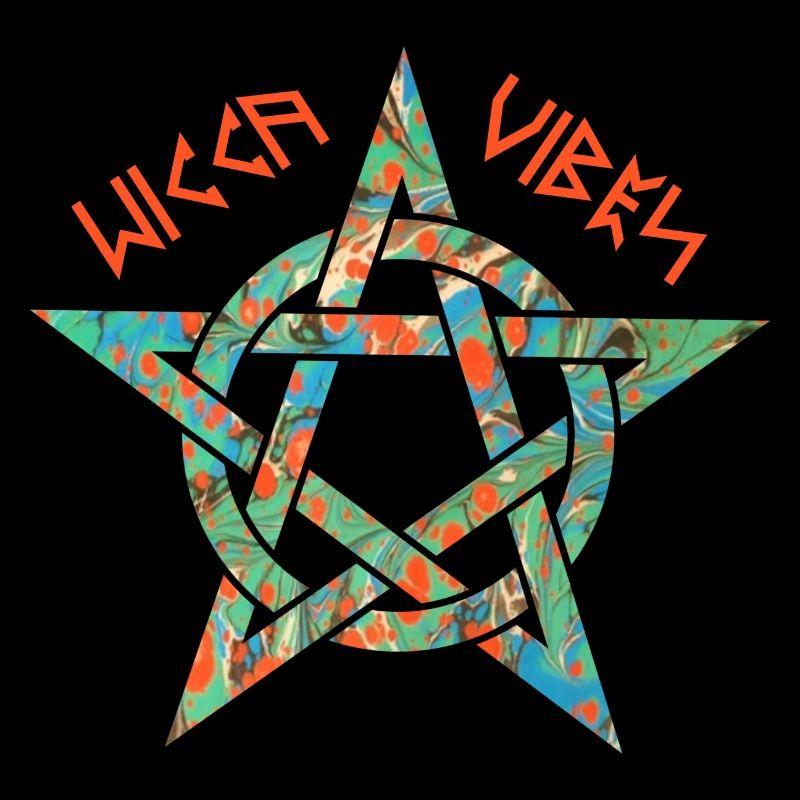 pentagram 3 e 4 wicca vibes runes