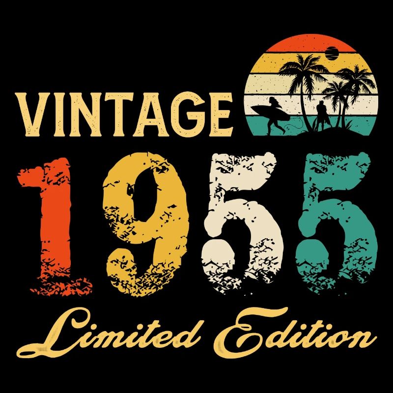 Vintage 1955 Edition Limitée Made In 1955 Anniversaire