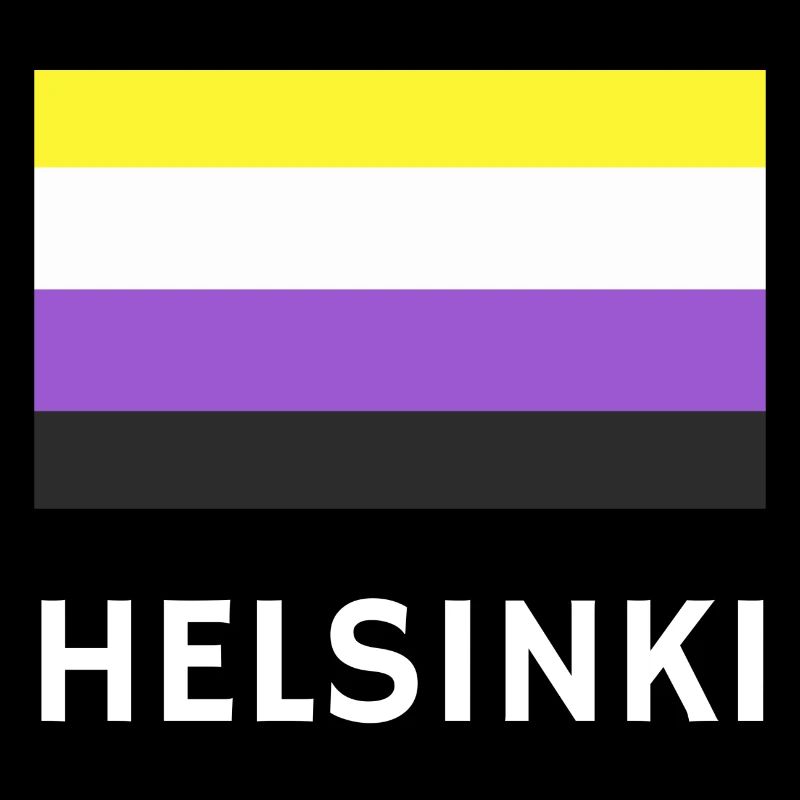 Non binary Pride Flag Helsinki