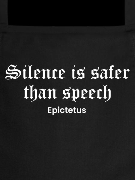 Silence Over Speech Epictetus