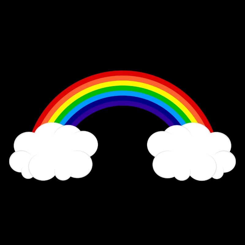 rainbow clouds