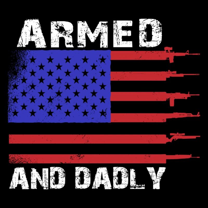 Bewaffnet und väterlich Lustige väterliche Väter