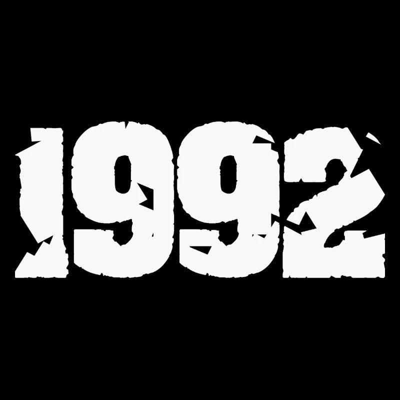 1992 Design rétro cassé