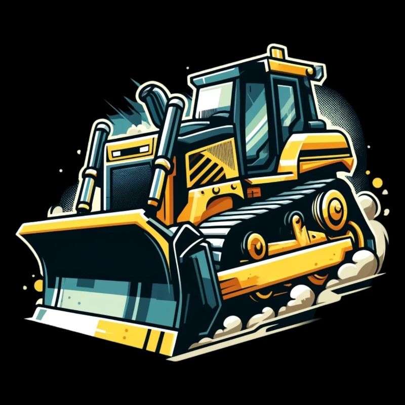 Bulldozer on the construction site cool construction vehicles