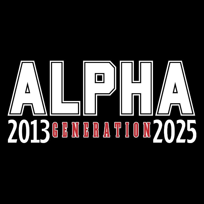 La génération alpha 2013-2025