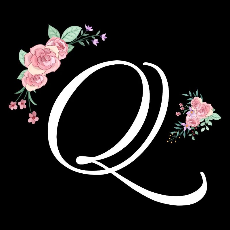 Lettre q fleurs