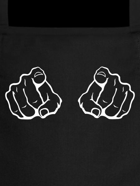 Two index fingers eye-catcher