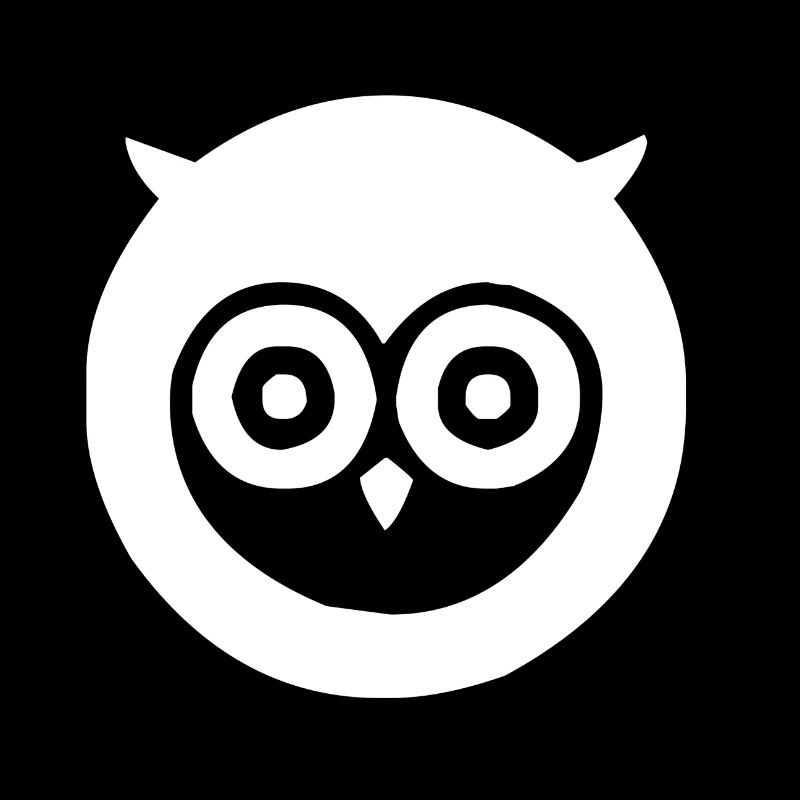 Eule mit großen Augen