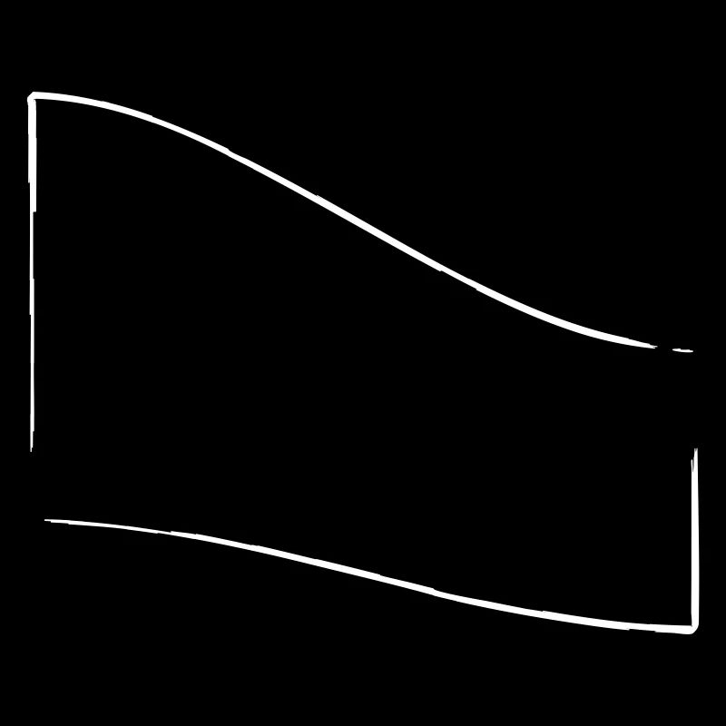 openFrame abwärts gebogen | Vectorgraphic