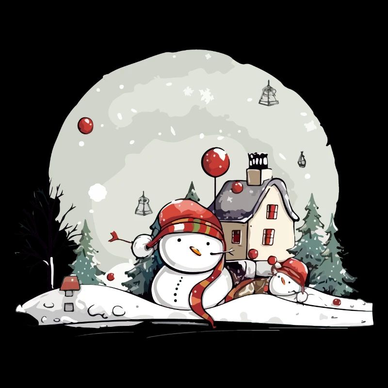 Paysage de Noël