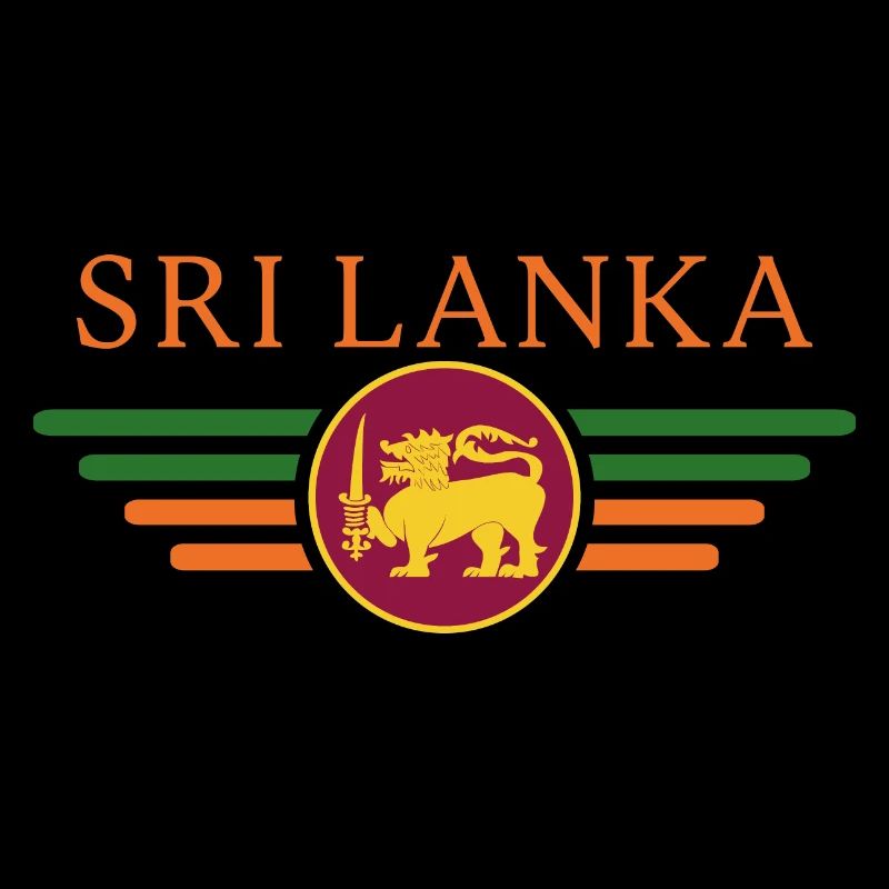 J’aime le Sri Lanka, T-shirt design de style élégance