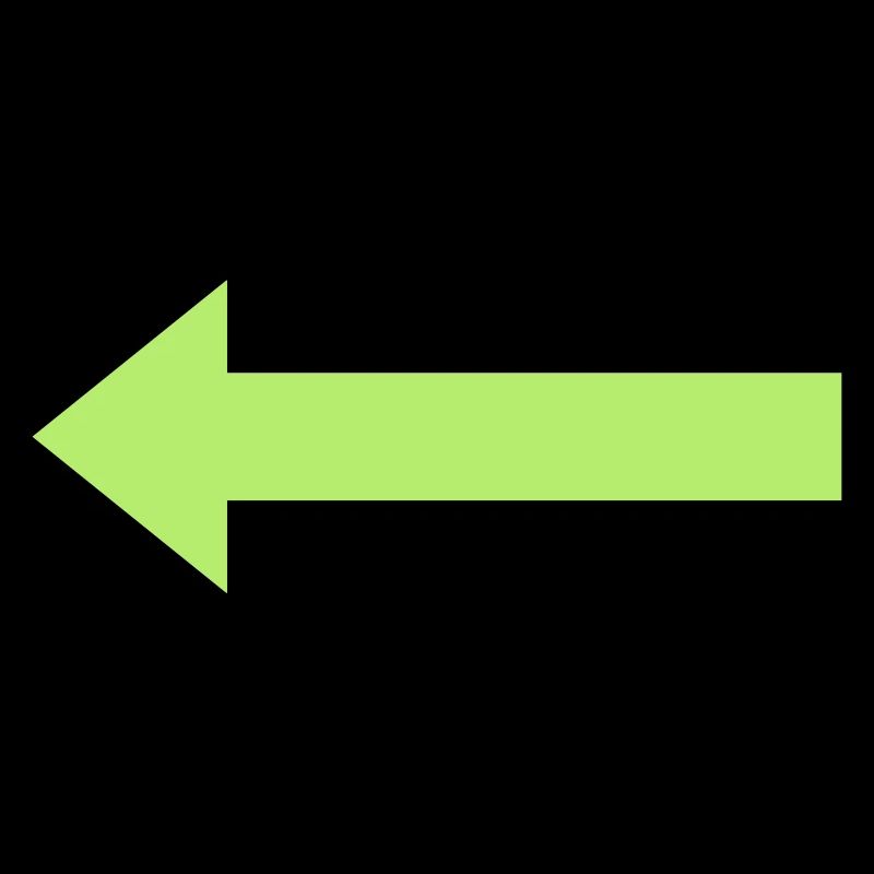 Flèche verte vers la gauche