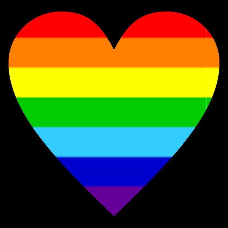 Herz Regenbogen Farben bunt
