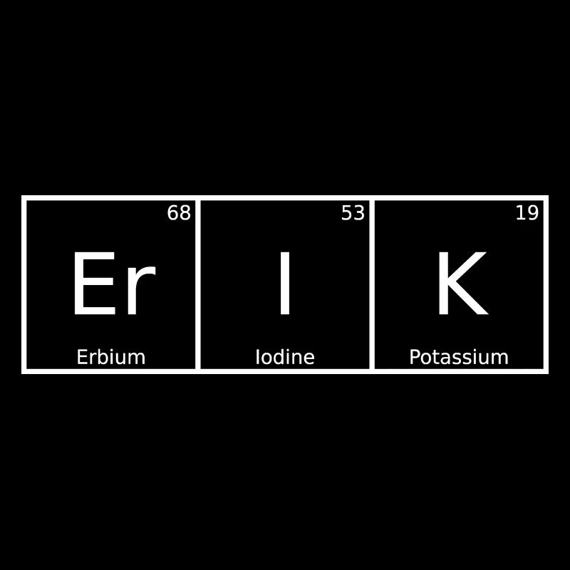 Erik Surname First name Chemistry Periodic Table Elements
