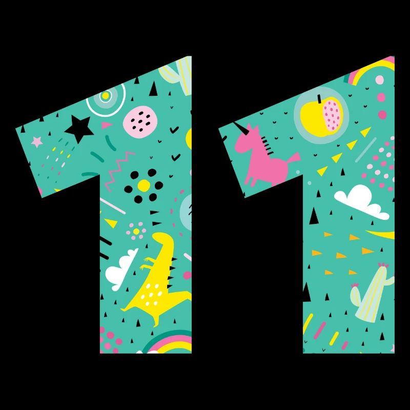 Personalized 11 Birthday Number