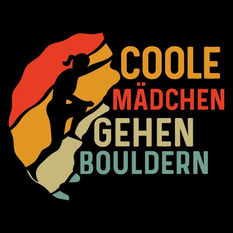 Coole Mädchen Gehen Bouldern Klettern Boulder