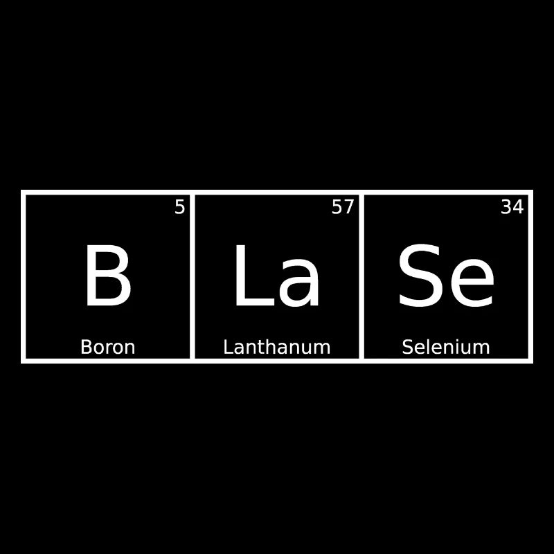 Bulle Nom Prénom Chimie Éléments du tableau périodique