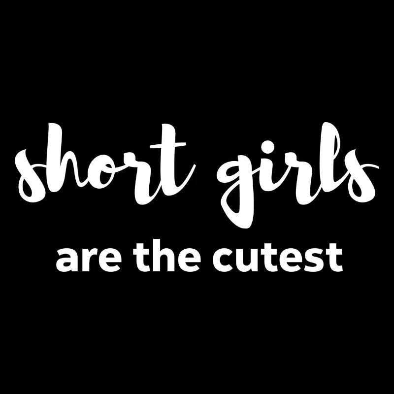 Kurze Mädchen sind die süßeste Geschenkidee für ein süßes Hemd