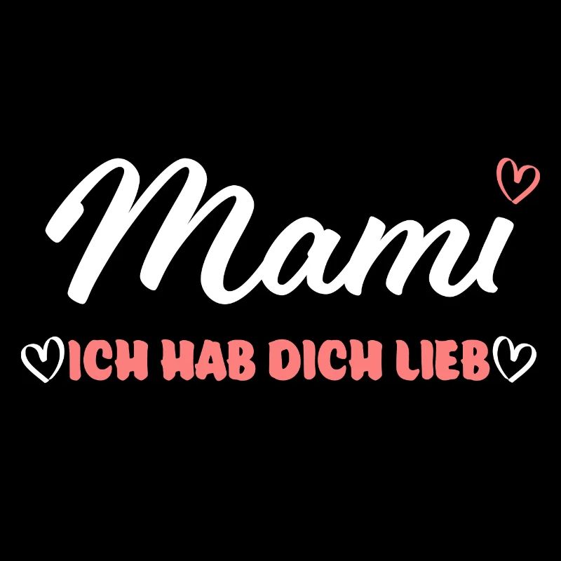 Muttertag: Mami - Ich hab dich lieb - Herz