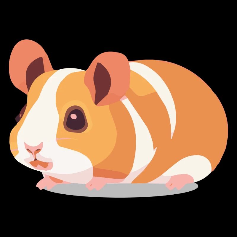 Cochon d’Inde Mignon Marron Blanc