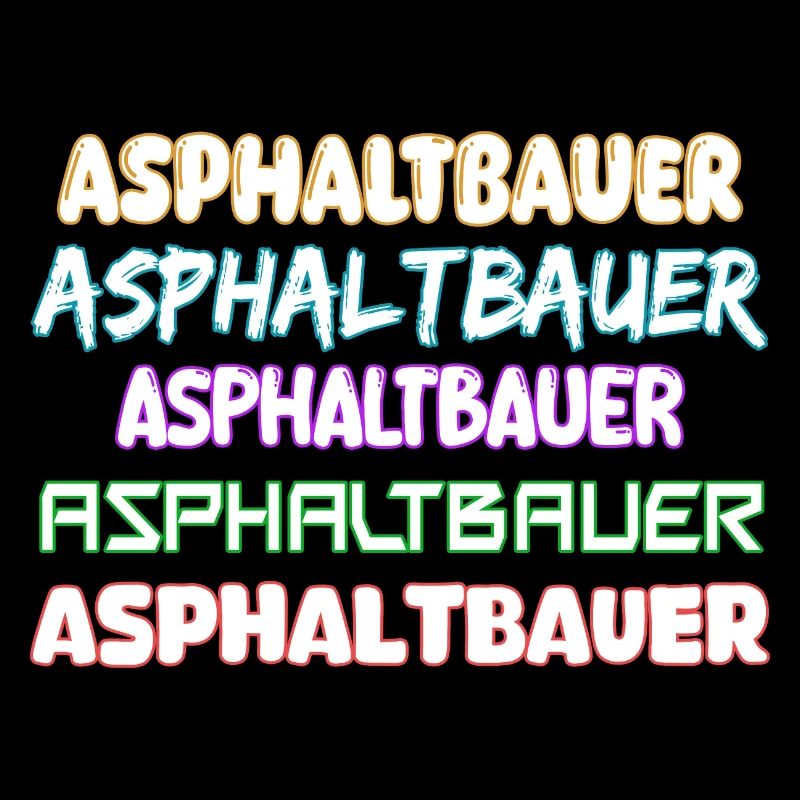 Constructeur d’asphalte comme métier