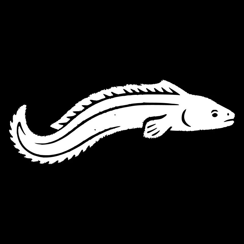 Eel Fish Predatory Fish Angler Vector