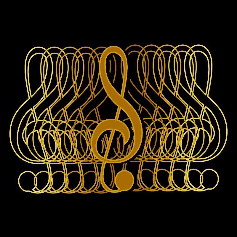 Clef cool gradient, fade, gradient