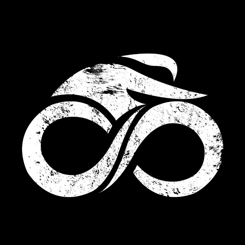 Rennrad Unendlichkeit Triathlon Sport Geschenk