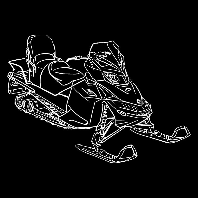 Snowmobile ski doo