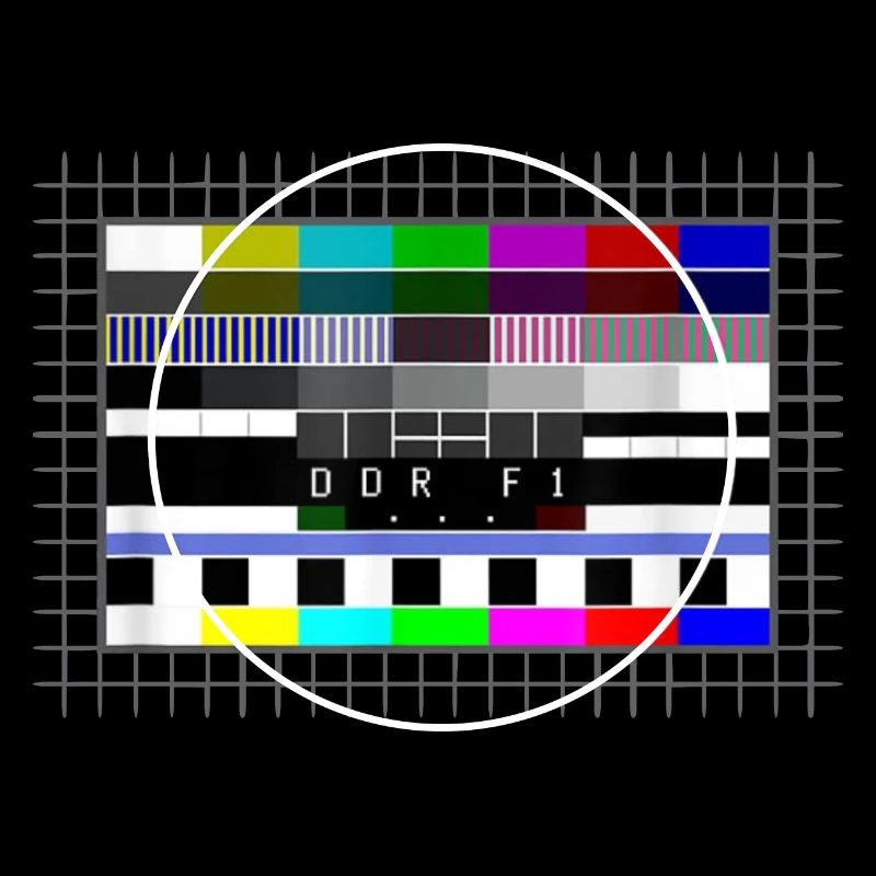 DDR Testbild Retro Ostalgie 80er Jahre