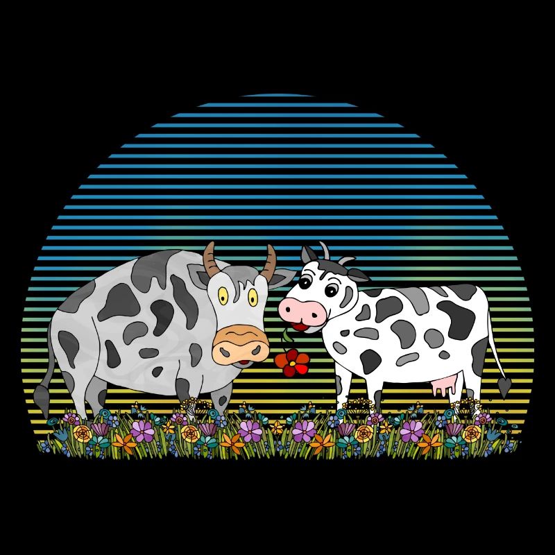 Vache et taureau