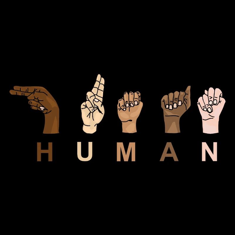 HUMAN - RESPECT Handzeichen