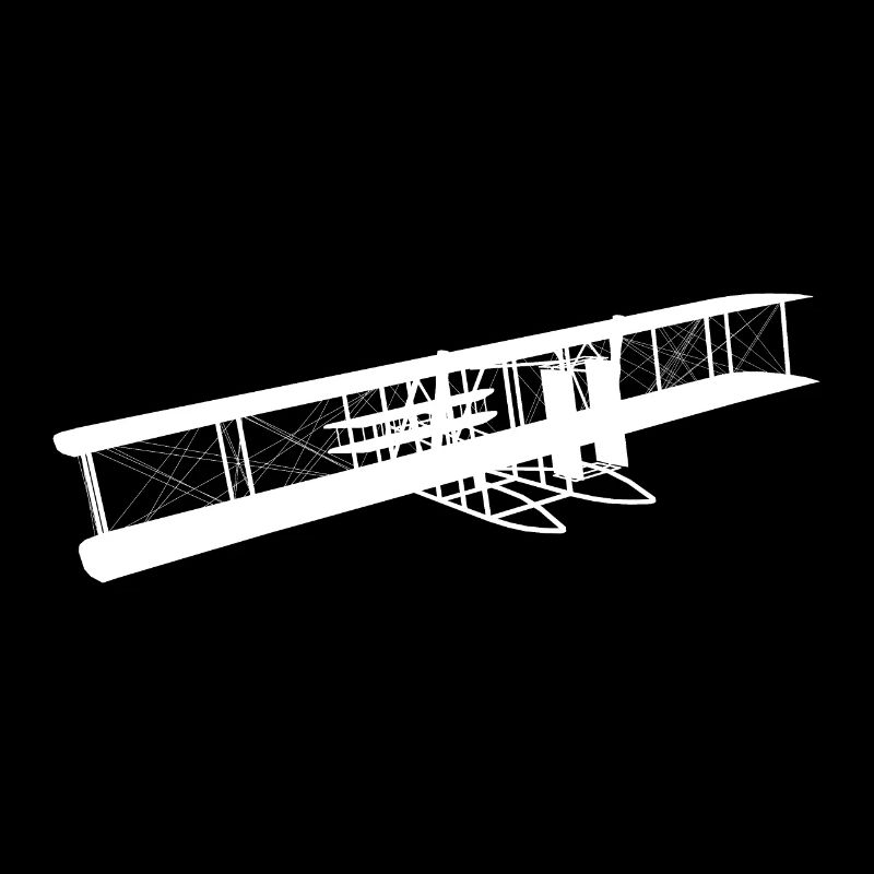 Historisches Motorflugzeug von 1905