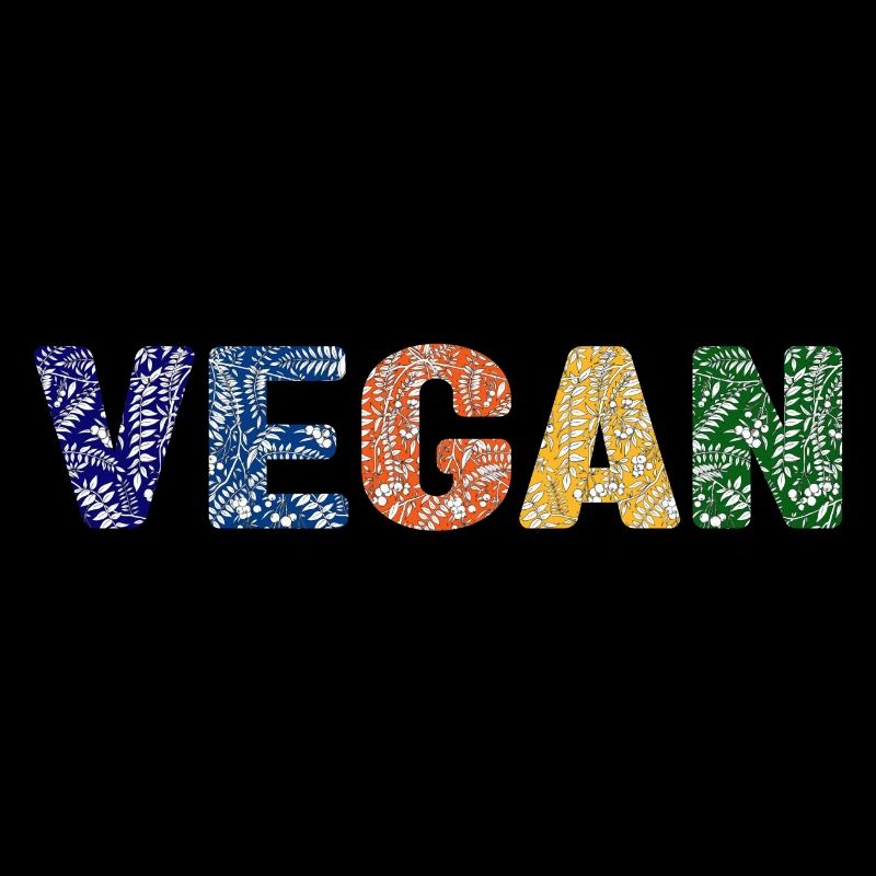 Vegan pattern - couleurs primaires